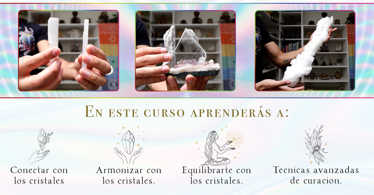 Master Class: La guía Completa para el Equilibrio y Curación con los Cristales